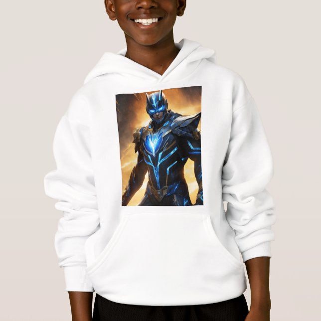 Garçon Enfants Imprimer Superhero Sweat - shirts à (Devant)