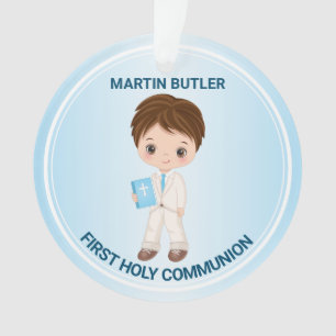 Garçon Première Sainte Communion Ornament acryliqu