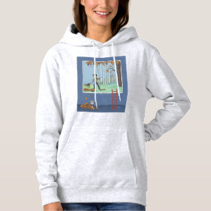Garçon raking feuille sweat - shirt à capuche