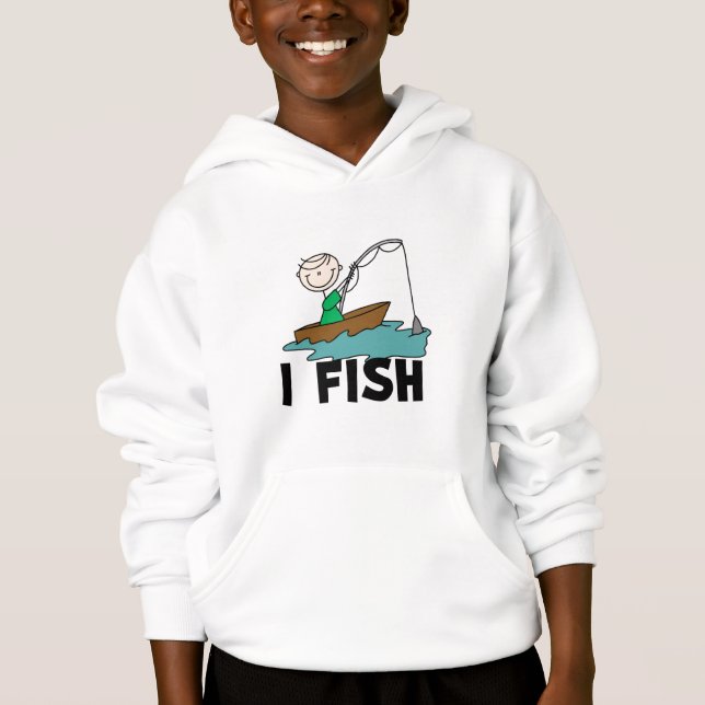 Garçon sur des T-shirts et des cadeaux de poissons (Devant)