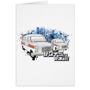 Garçons dans le bleu - rétro police Van 1988