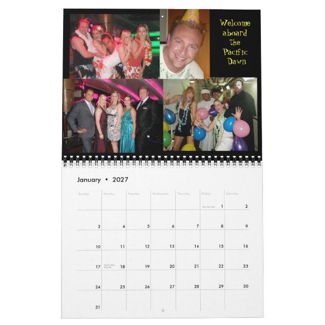 Garçons de calendrier (Jan 2027)