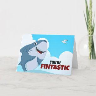 Garçons Fintastic Shark Party Cartes de remercieme
