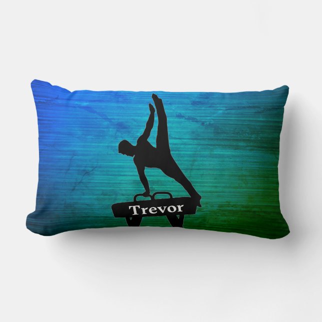 Garçons Gymnastique oreiller personnalisé (Recto)