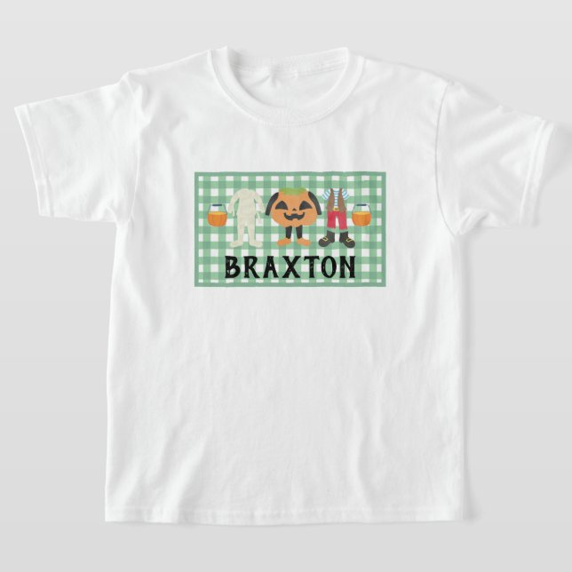 Garçons Joués en Trick ou traitement T-shirt Hallo (Poser)
