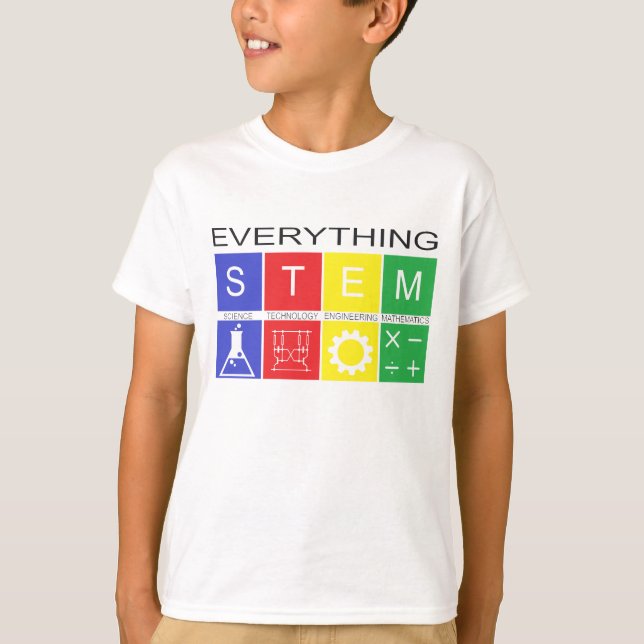 Garçons tout T-shirt de TIGE avec le texte noir (Devant)