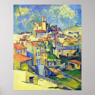Gardanne by Paul Cezanne Poster