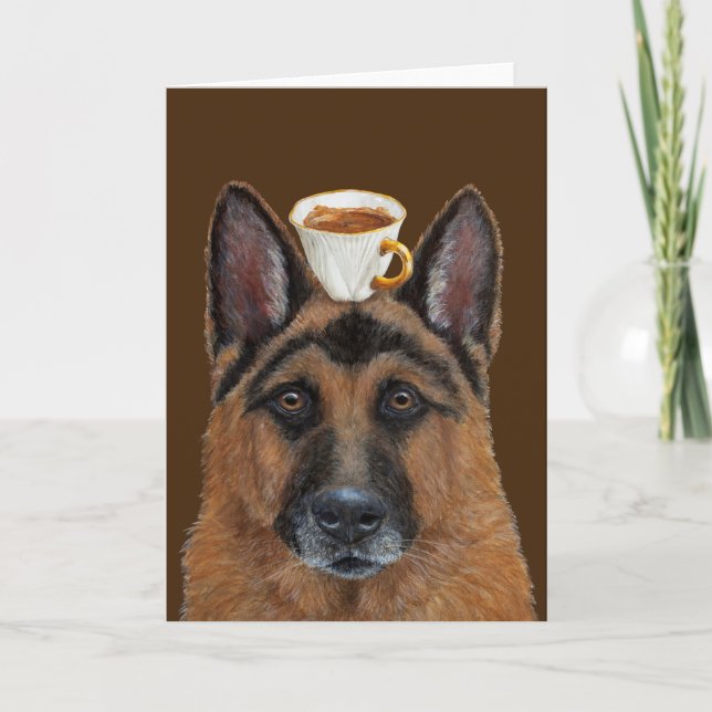 Garde de la carte de voeux Cappuccino (Devant)