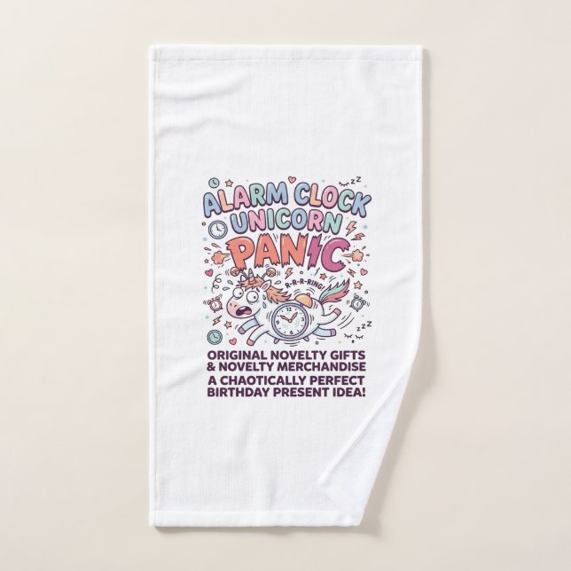 Garde du Royaume Licorne Conception Vectorielle Ad (Serviette à main)