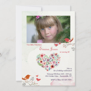 Garde-moi dans ton coeur Photo Invitation
