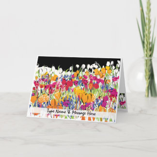 Garden 02 Customizable Greeting Card