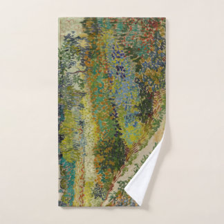 Garden at Arles by Vincent Van Gogh Hand Towel