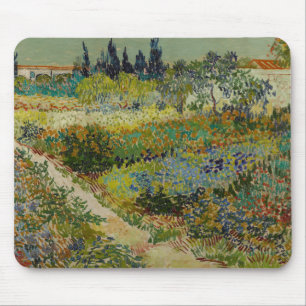 Garden at Arles by Vincent Van Gogh Mouse Pad
