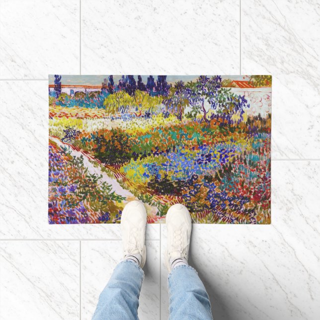 Garden at Arles, Van Gogh Doormat (Indoor)