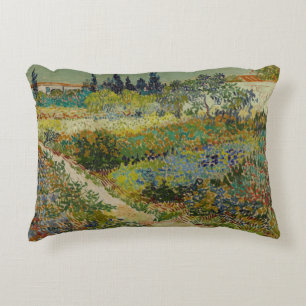 Garden at Arles - Vincent Van Gogh Accent Pillow