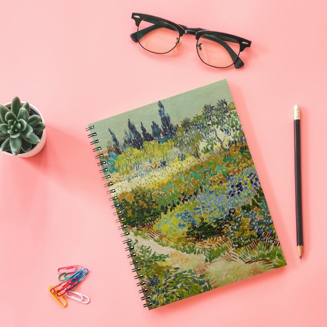 Garden at Arles | Vincent van Gogh Notebook (Creator Uploaded)