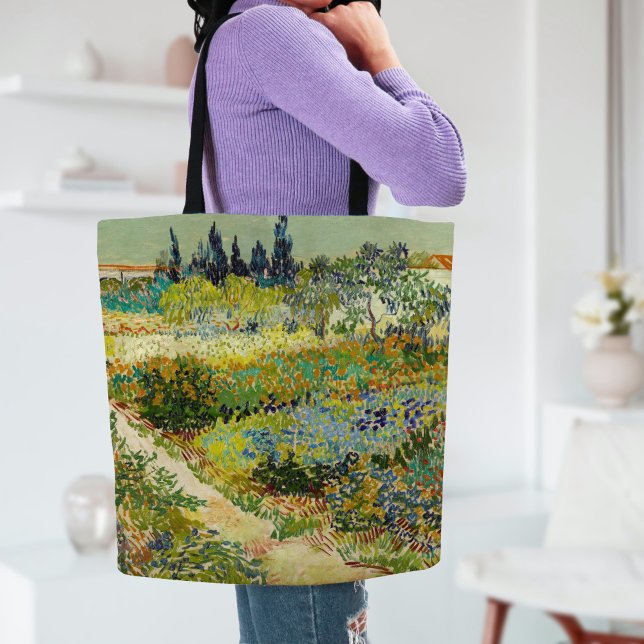 Garden at Arles | Vincent van Gogh Tote Bag (Creator Uploaded)