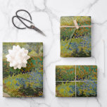 Garden at Arles - Vincent Van Gogh Wrapping Paper Sheet<br><div class="desc">Garden at Arles - Vincent Van Gogh</div>