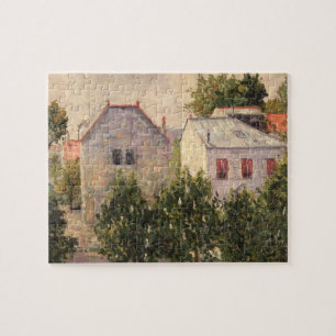 Garden at Asnieres, 1883 (oil on canvas) Jigsaw Puzzle
