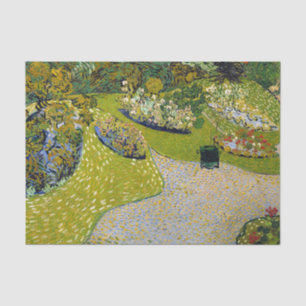 Garden at Auvers, Vincent van Gogh Art Tissue Paper