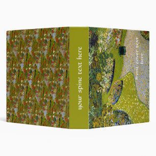 Garden at  Auvers, Vincent van Gogh Binder