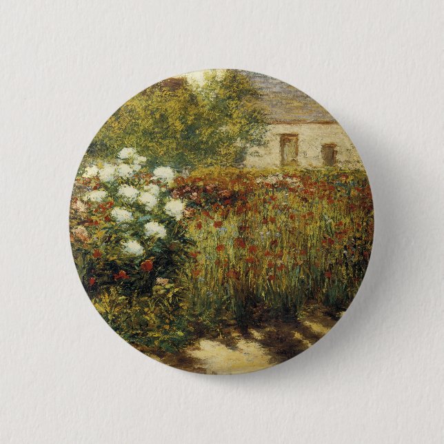 Garden at Giverny 2 Inch Round Button (Front)