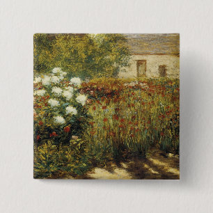 Garden at Giverny 2 Inch Square Button