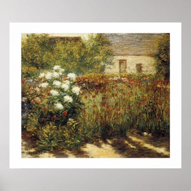 Garden at Giverny Poster (Front)