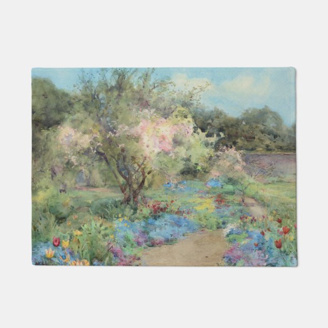 Garden at Kilmurry (by Mildred Anne Butler) Doormat (Front)