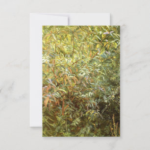 Garden at Notting Hill Gate (by Lucian Freud) Card