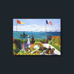 Garden at Sainte-Adresse, 1867 Claude Monet Canvas Print<br><div class="desc">Garden at Sainte-Adresse,  1867 Claude Monet cool,  old,  master,  masterpiece,  fine,  retored,   impressionism,  paint,  painting,  vibrant,  saturated,  colour,   beautiful,  nice,  quality,  high,  resolution,  landscape,  scenery,   post,  decoration,  colours,  paris,  france,  renewed best,  seller,  colourful, cheap</div>