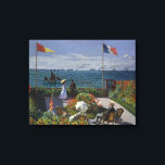 Garden at Sainte-Adresse by Claude Monet Canvas Print<br><div class="desc">The Garden at Sainte-Adresse is a painting by the French impressionist painter, Claude Monet. (Oil on canvas, 98.1 cm x 129.9 cm). The painting was acquired by the Metropolitan Museum of Art after an auction sale at Christie's in December 1967, under the French title La terrasse à Sainte-Adresse.[1] The painting...</div>