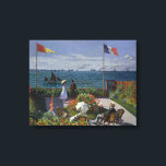 Garden at Sainte-Adresse by Claude Monet Canvas Print<br><div class="desc">The Garden at Sainte-Adresse is a painting by the French impressionist painter, Claude Monet. (Oil on canvas, 98.1 cm x 129.9 cm). The painting was acquired by the Metropolitan Museum of Art after an auction sale at Christie's in December 1967, under the French title La terrasse à Sainte-Adresse.[1] The painting...</div>