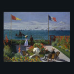 Garden at Sainte-Adresse by Claude Monet Poster<br><div class="desc">The Garden at Sainte-Adresse is a painting by the French impressionist painter, Claude Monet. (Oil on canvas, 98.1 cm x 129.9 cm). The painting was acquired by the Metropolitan Museum of Art after an auction sale at Christie's in December 1967, under the French title La terrasse à Sainte-Adresse.[1] The painting...</div>