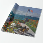 Garden at Sainte Adresse by Monet Wrapping Paper<br><div class="desc">Claude Monet - a celebration of the Masters of Art</div>