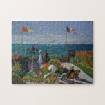 Garden at Sainte-Adresse - Claude Monet Jigsaw Puzzle<br><div class="desc">Garden at Sainte-Adresse,  1867 Claude Monet,  cool,  old,  master,  masterpiece,  fine,  impressionism,  garden,  sainte adresse,  art,   paint,  painting,  vibrant,  saturated,  colour,  beautiful,  nice,  quality,  high,  resolution,  landscape,  scenery,  post,  decoration,  colours,  paris,  france,  renewed best,  seller,  colourful,  cheap</div>