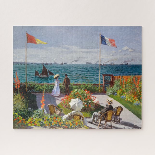 Garden at Sainte-Adresse | Claude Monet | Jigsaw Puzzle (Horizontal)