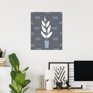garden basil poster