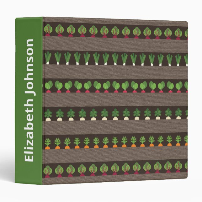 Garden Beds 3 Ring Binder (Front/Spine)