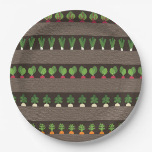 Garden Beds Paper Plate