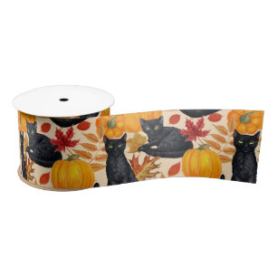 Garden birds and flowers 1 satin ribbon