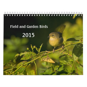Garden Birds Monthly Calendar