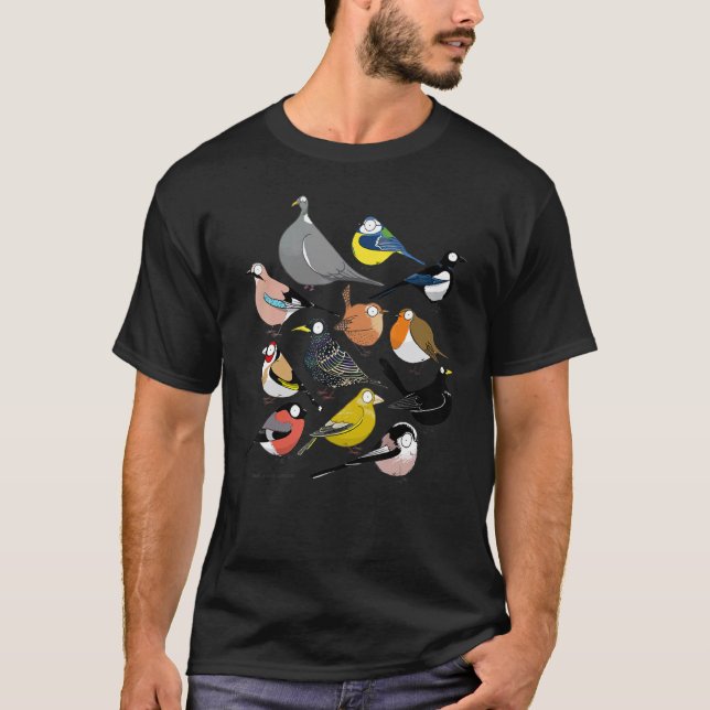 Garden Birds T-Shirt (Front)
