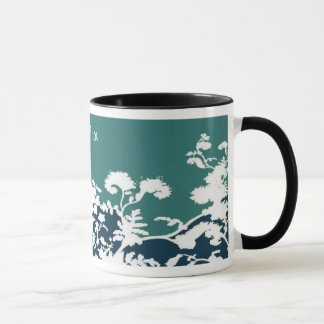 Garden Bloom Mug - Teal, Customize