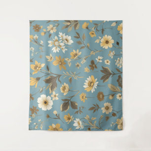 Garden Blue Bloom Tapestry