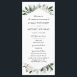 Garden Blush Wedding Program<br><div class="desc">Garden Blush,  wedding program template. Customizable. Part of a wedding collection.</div>
