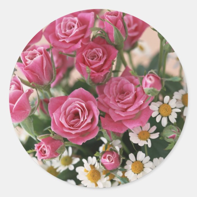 Garden Bounty 1 Classic Round Sticker (Front)