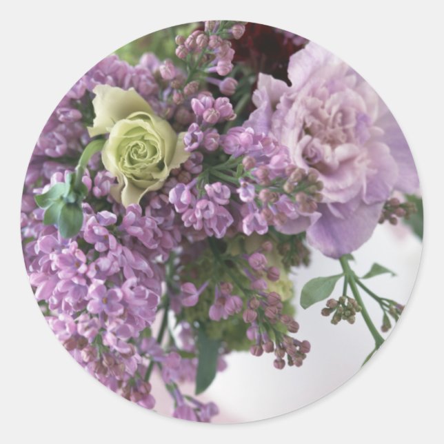 Garden Bounty 4 Classic Round Sticker (Front)