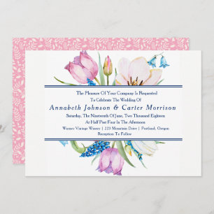 Garden Bouquet Floral Wedding Invitation