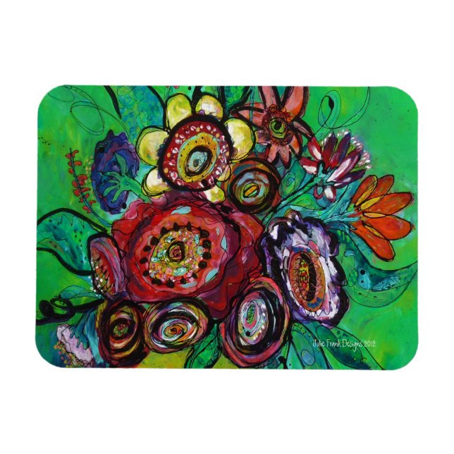 Garden Bouquet Magnet (Horizontal)